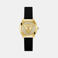 Trend Women Quartz Champagne Dial Analog Silicone Watch GW0745L5