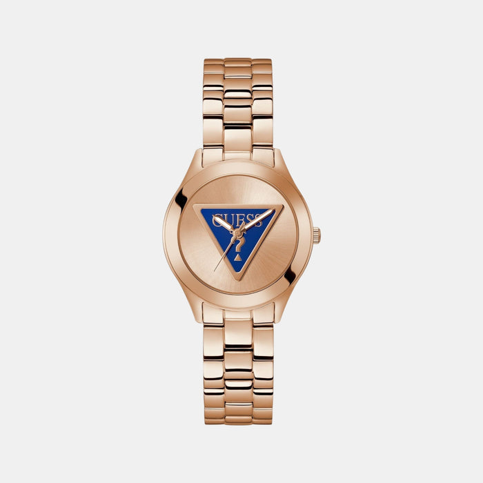 Trend Women Quartz Rose Gold Dial Analog Stainless Steel Watch Gw0675L3