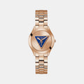 Trend Women Quartz Rose Gold Dial Analog Stainless Steel Watch Gw0675L3