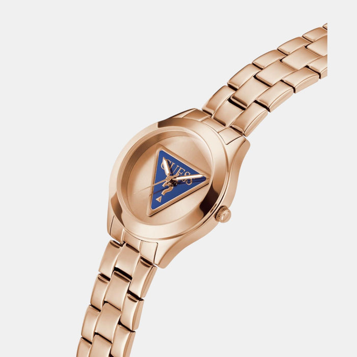 Trend Women Quartz Rose Gold Dial Analog Stainless Steel Watch Gw0675L3