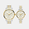 Trendline Couple Quartz Grey Dial Multi-Function Stainless Steel Watch TW00PR317