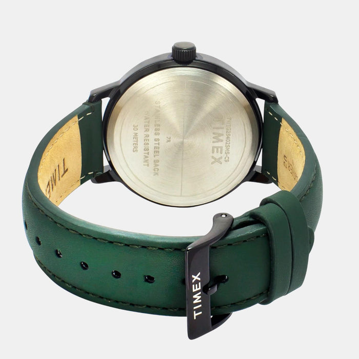 Trendline Men Quartz Black Dial Analog Leather Watch TWEG25402