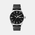 Trendline Men Quartz Black Dial Analog Leather Watch TWEG25501