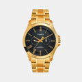 Trendline Men Quartz Black Dial Analog Stainless Steel Watch TW000X129