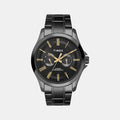 Trendline Men Quartz Black Dial Analog Stainless Steel Watch TW000X135