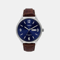 Trendline Men Quartz Blue Dial Analog Leather Watch TWEG18400