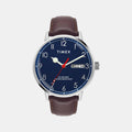 Trendline Men Quartz Blue Dial Analog Leather Watch TWEG25400