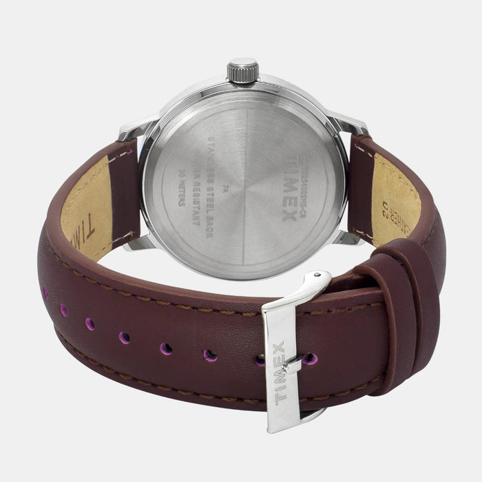 Trendline Men Quartz Blue Dial Analog Leather Watch TWEG25400