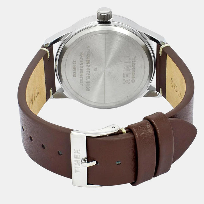 Trendline Men Quartz Blue Dial Analog Leather Watch TWEG25500
