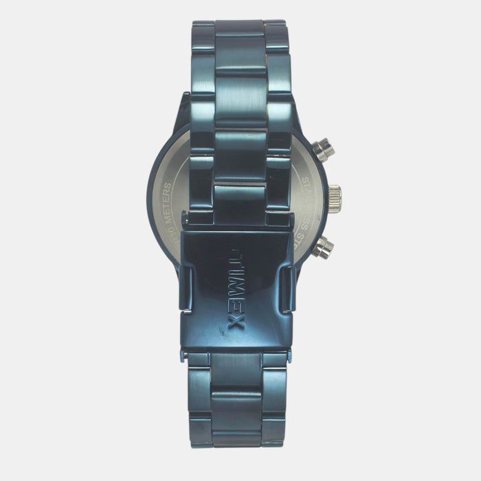 Trendline Men Quartz Blue Dial Multi-Function Stainless Steel Watch TWEG19934