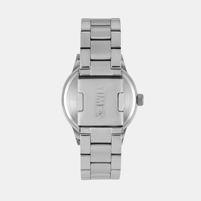 Trendline Men Quartz Blue Dial Multi-Function Stainless Steel Watch TWEG19944