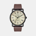 Trendline Men Quartz Champagne Dial Analog Leather Watch TWEG25601