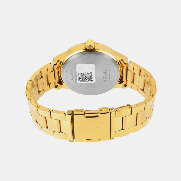 Trendline Men Quartz Champagne Dial Multi-Function Stainless Steel Watch TWEG19945
