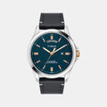 Trendline Men Quartz Green Dial Analog Leather Watch TW000X139