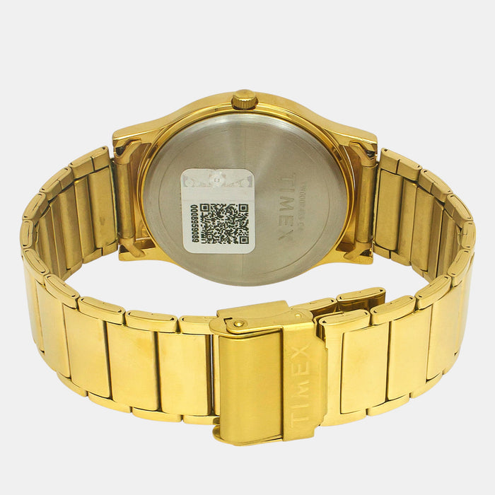 Trendline Men Quartz Green Dial Analog Stainless Steel Watch TW000R462