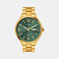 Trendline Men Quartz Green Dial Analog Stainless Steel Watch TWEG18445