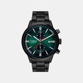 Trendline Men Quartz Green Dial Multi-Function Stainless Steel Watch TWEG19933