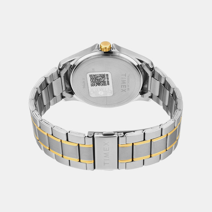 Trendline Men Quartz Silver Dial Analog Stainless Steel Watch TW000X134
