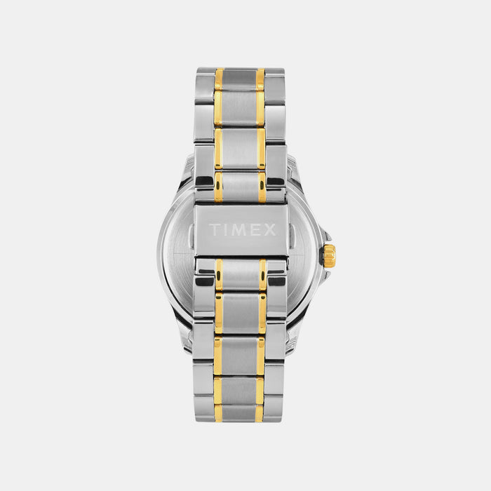 Trendline Men Quartz Silver Dial Analog Stainless Steel Watch TW000X134