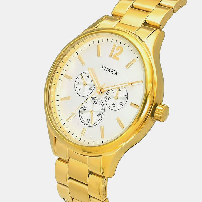 Trendline Men Quartz Silver Dial Analog Stainless Steel Watch TWEG18421
