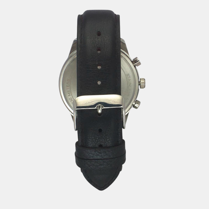 Trendline Men Quartz Teal Dial Multi-Function Leather Watch TWEG18515