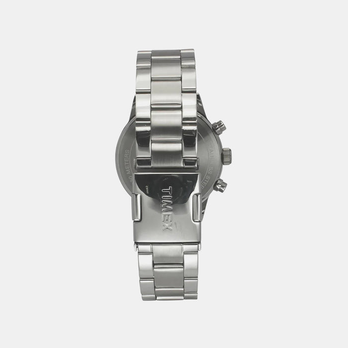 Trendline Men Quartz Teal Dial Multi-Function Stainless Steel Watch TWEG19931