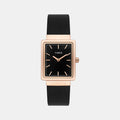 Trendline Women Quartz Black Dial Analog Leather Watch TWEL20701