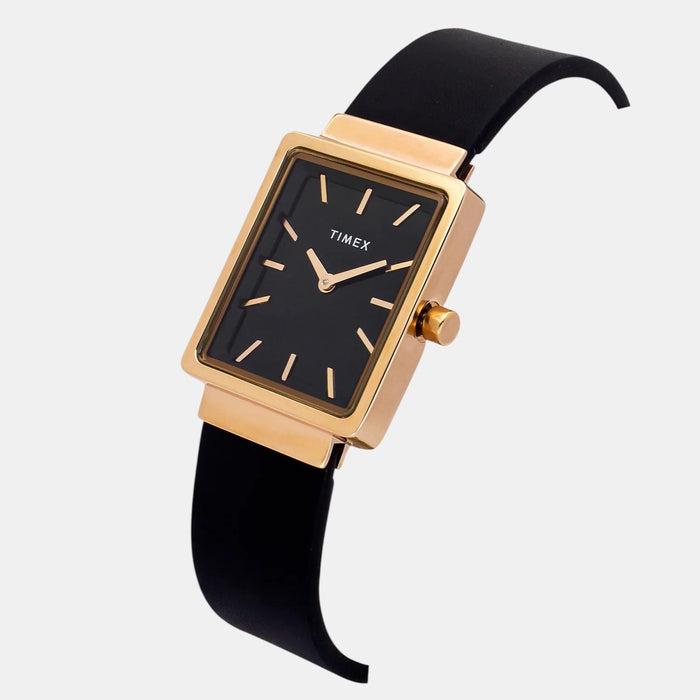 Trendline Women Quartz Black Dial Analog Leather Watch TWEL20701
