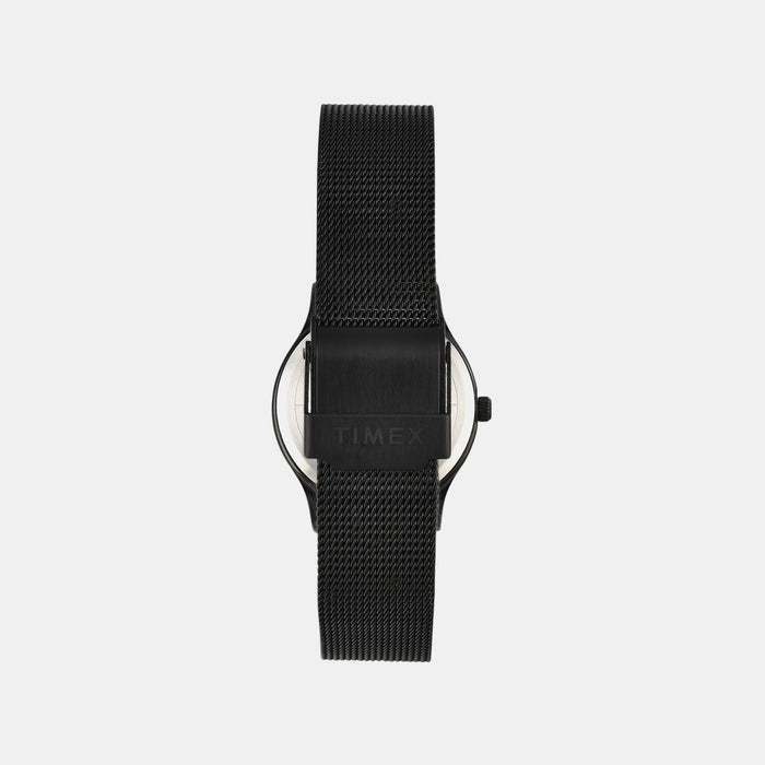 Trendline Women Quartz Black Dial Analog Mesh Watch TW0TL8716