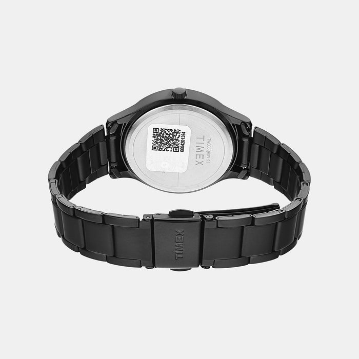 Trendline Women Quartz Black Dial Multi-Function Stainless Steel Watch TW000Q809