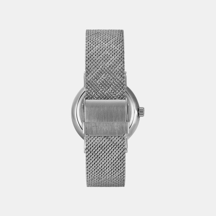 Trendline Women Quartz Blue Dial Multi-Function Mesh Watch TWEL20301