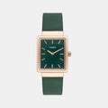 Trendline Women Quartz Green Dial Analog Leather Watch TWEL20702