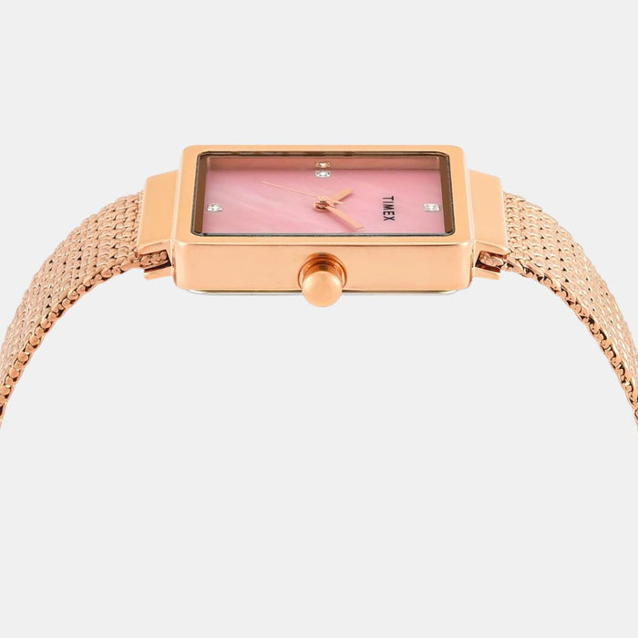 Trendline Women Quartz Mother Of Pearl Dial Analog Stainless Steel Watch TWEL20704