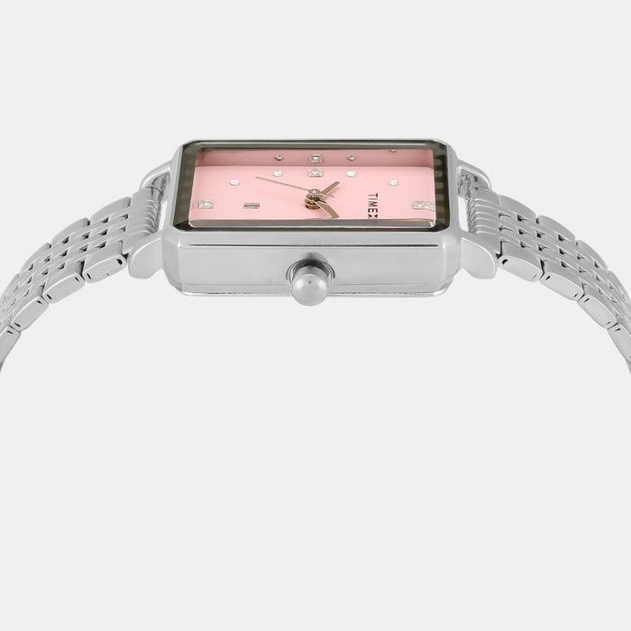 Trendline Women Quartz Pink Dial Analog Stainless Steel Watch TWEL20801