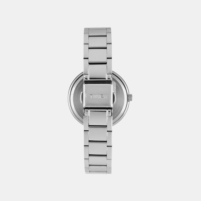 Trendline Women Quartz Red Dial Multi-Function Stainless Steel Watch TWEL18704