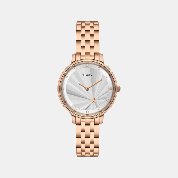 Trendline Women Quartz Silver Dial Analog Stainless Steel Watch TWEL19102