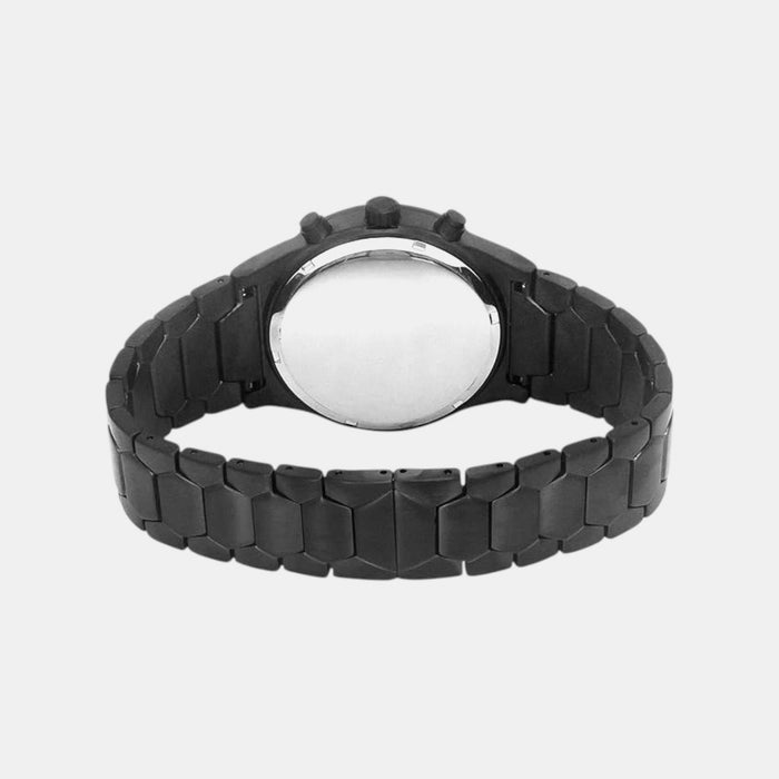Vector Men Quartz Black Dial Multi-Function Stainless Steel Watch TWEG24902