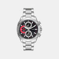 Vector Men Quartz Black Dial Multi-Function Stainless Steel Watch TWEG25000