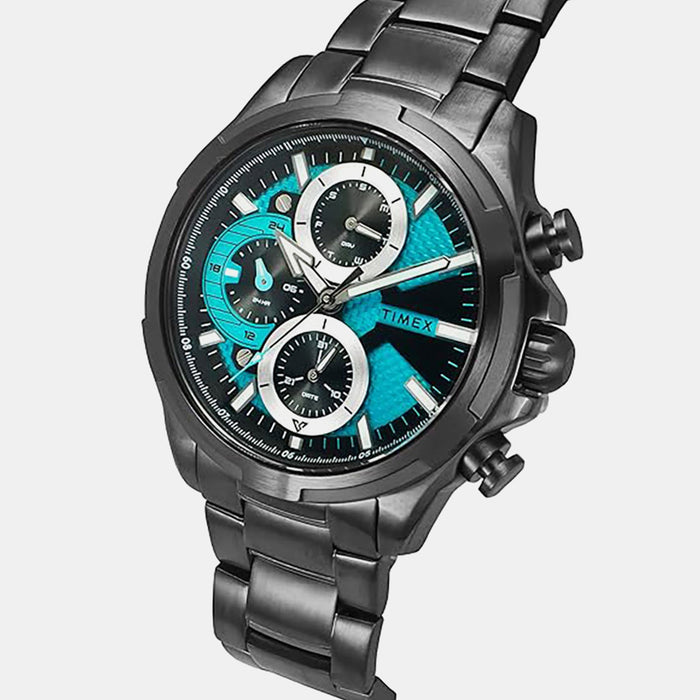 Vector Men Quartz Blue Dial Multi-Function Stainless Steel Watch TWEG25002