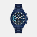 Vector Men Quartz Blue Dial Multi-Function Stainless Steel Watch TWEG25003