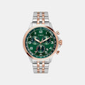 Vector Men Quartz Green Dial Multi-Function Stainless Steel Watch TWEG25102