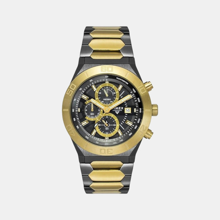 Vector Men Quartz Grey Dial Multi-Function Stainless Steel Watch TWEG24901