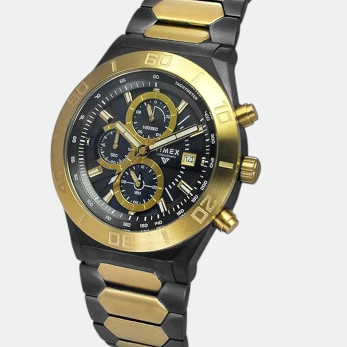 Vector Men Quartz Grey Dial Multi-Function Stainless Steel Watch TWEG24901