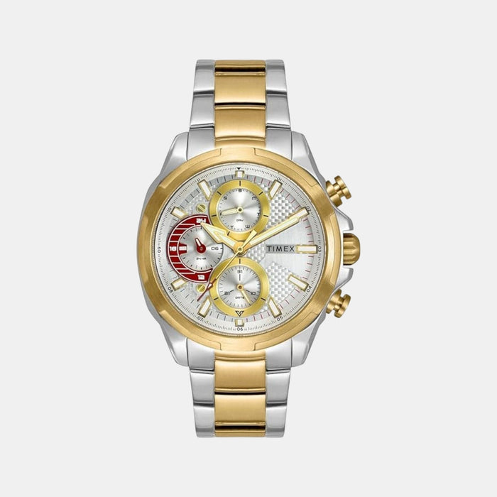 Vector Men Quartz Silver Dial Multi-Function Stainless Steel Watch TWEG25001