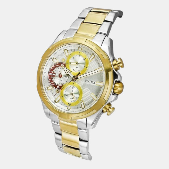 Vector Men Quartz Silver Dial Multi-Function Stainless Steel Watch TWEG25001
