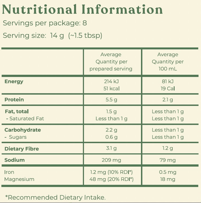 Vegetable Broth - 112g - Hemp Foods Australia