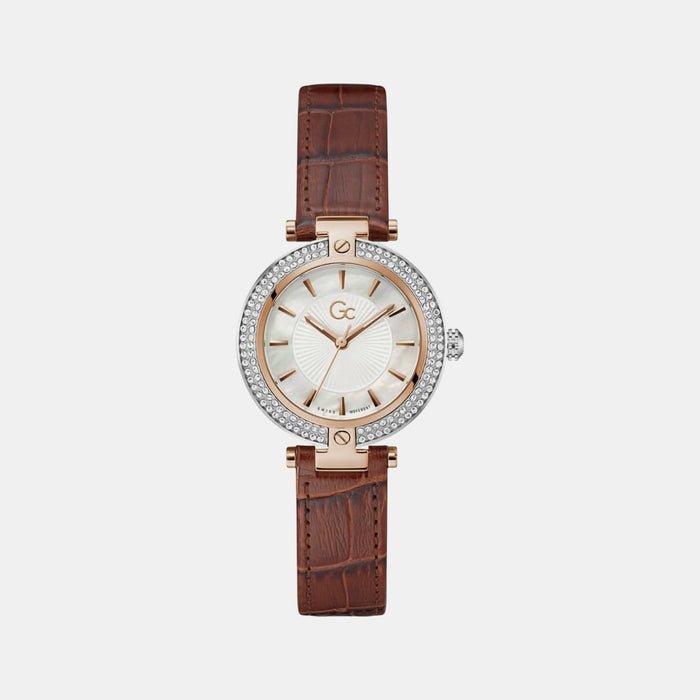Vogue Women Quartz White Dial Analog Leather Watch Z22004L1Mf
