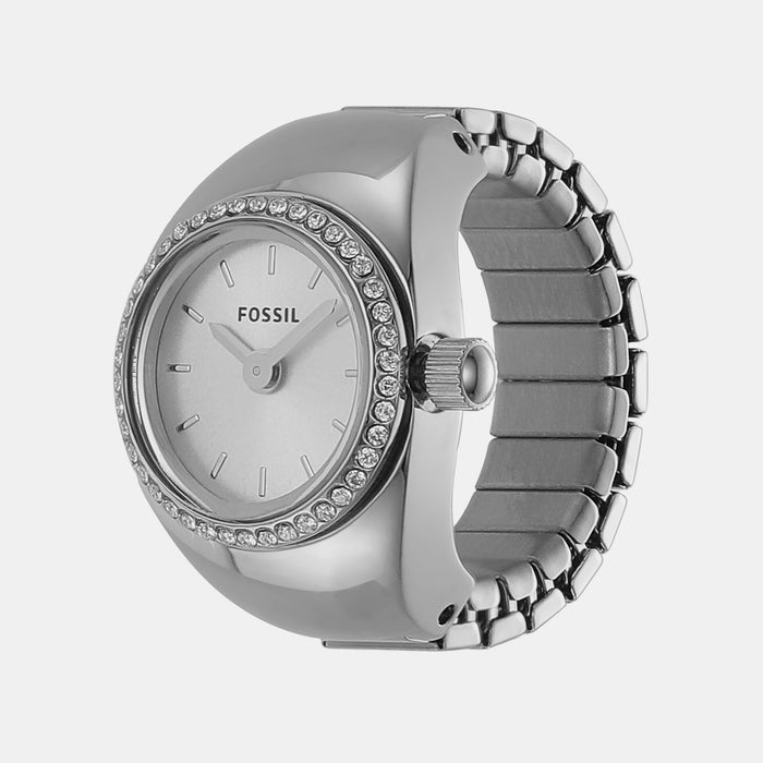 Fossil Women Round Silver watch