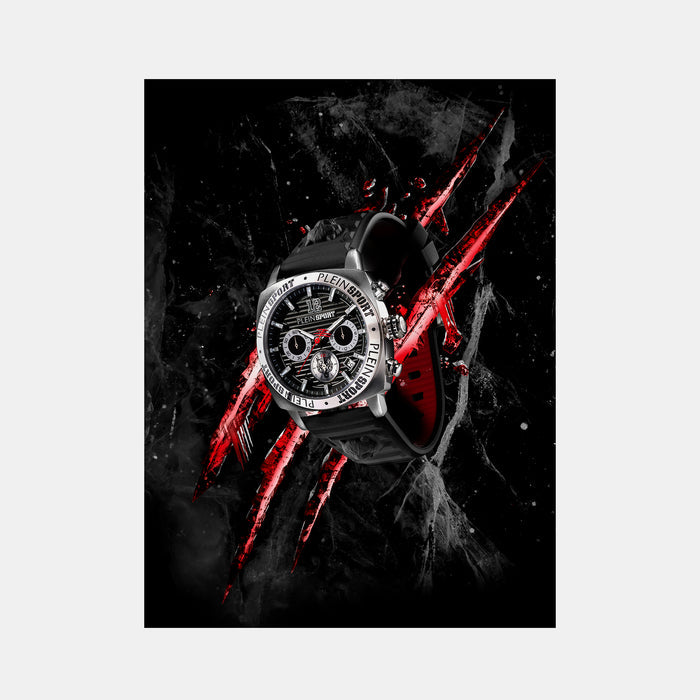 Plein Sports Silicone Black watch