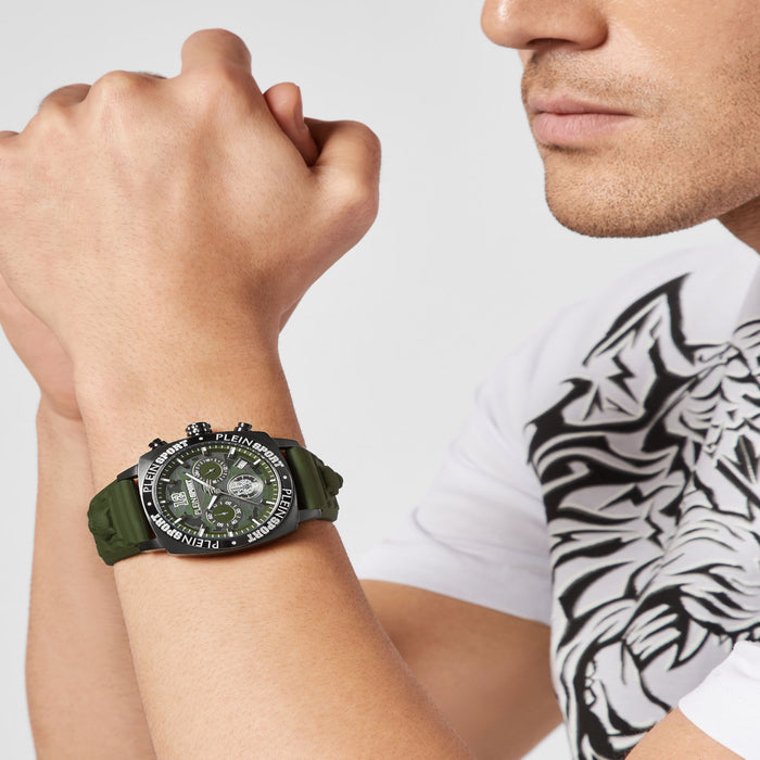 Plein Sports Stainless Steel Round watch